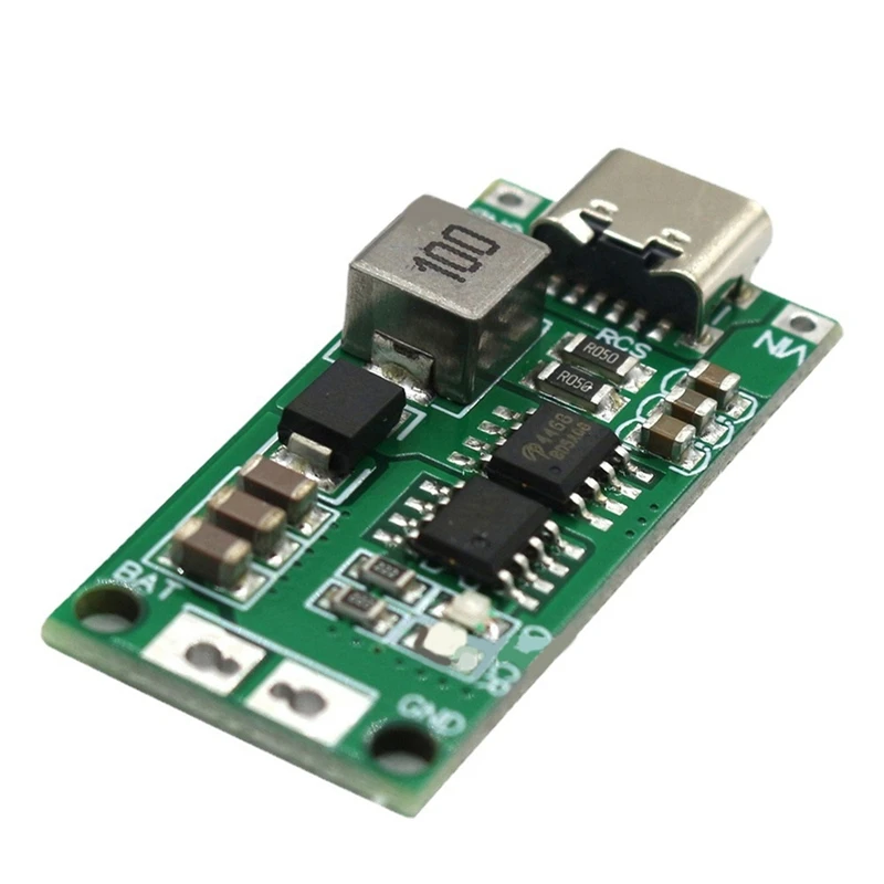 Фото Плата зарядного устройства Type-C USB для мини-аккумуляторов 8.4V/12.6V/16.8V, модуль повышающего преобразователя для LiPo/Li-Ion батарей 2S, 1A-ABFB №2