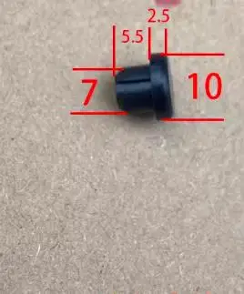 

10pcs Piano accessories Rubber cushion Instrument cover mat T-plug