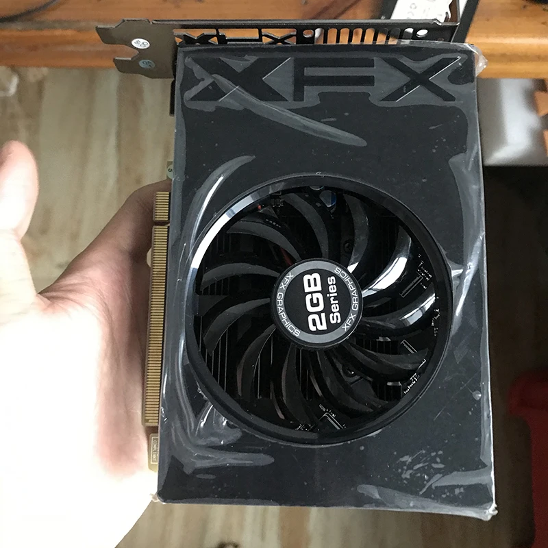 Б/у видеокарты XFX Radeon R7 240A 2 Гб GPU для AMD R7240A GDDR3 128 бит графический экран карты