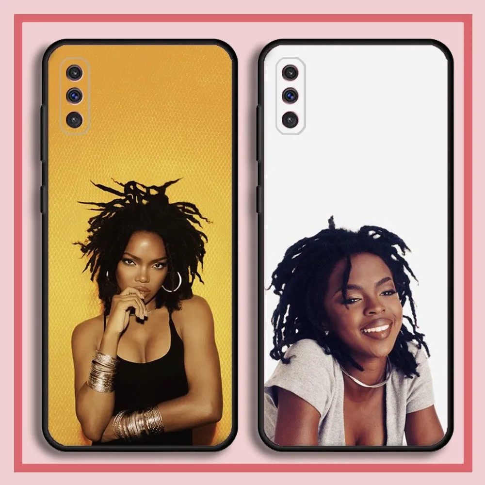 Чехол для телефона Singer L-Lauryn Hill Samsung S23 22 30 21 10 9 Note20 Ultra Lite 5G Plus FE черный мягкий чехол