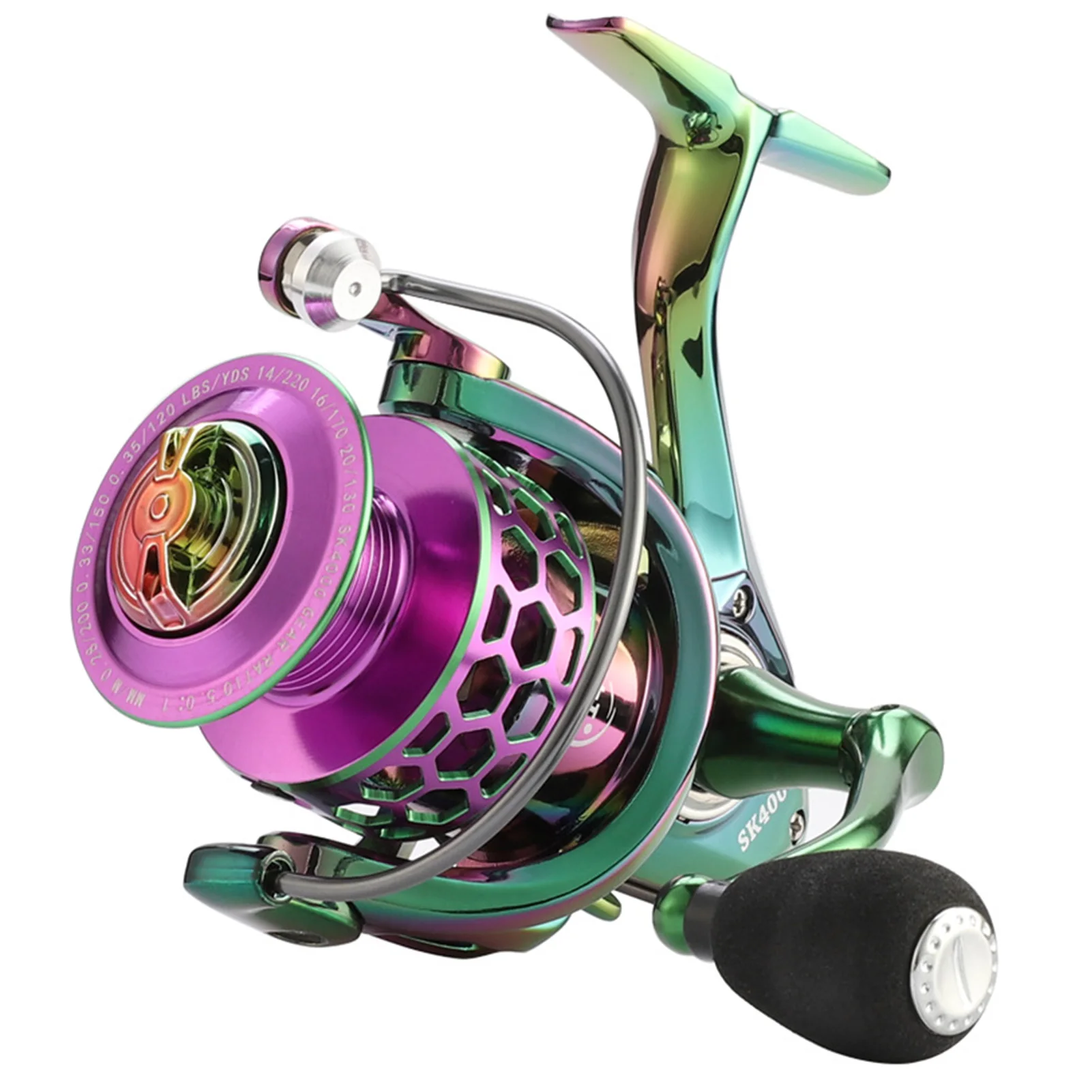 

Metal Spinning Wheel Fishing Reel Stainless Metal Tackle Accessories Fishing Spinning Wheel Spool Tool