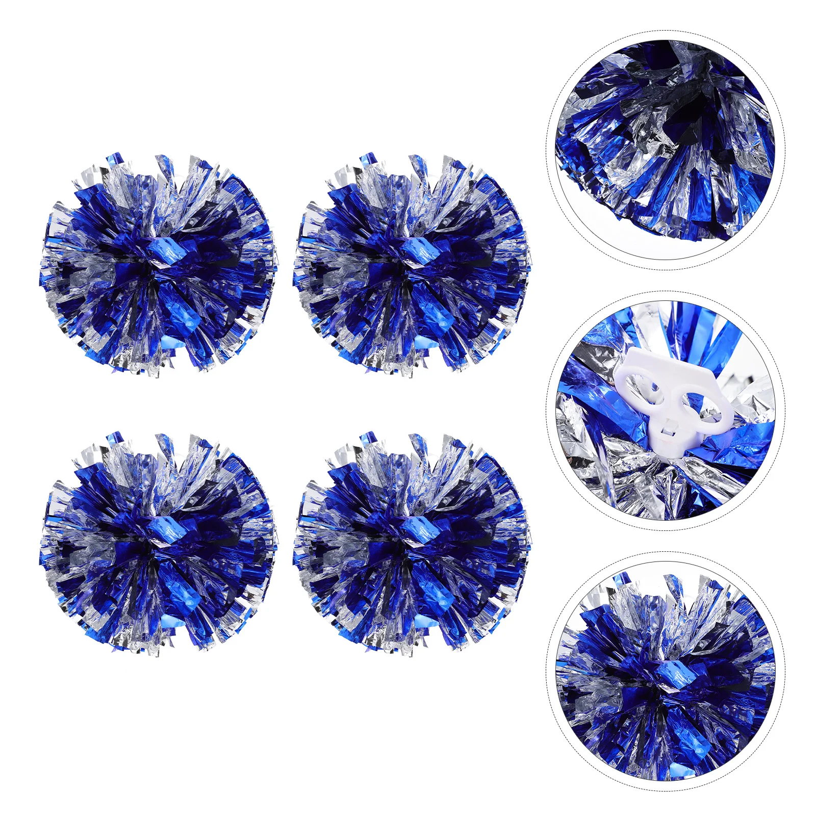 

4 Pcs Cheerleading Bouquet Adult Costumes Dance Pompoms Hand Flower Flash Party Plastic Props Sports Game Child Team Cheering