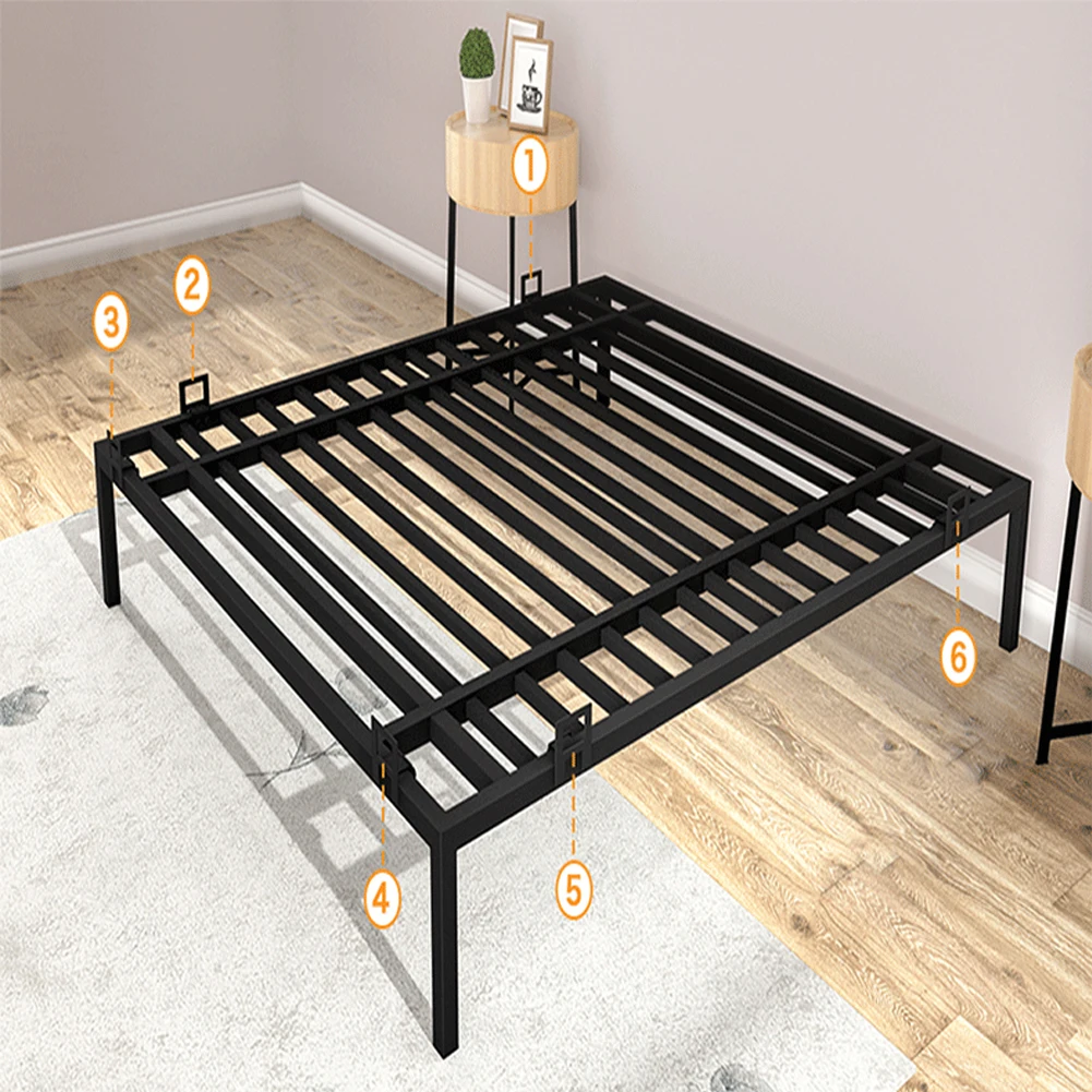 6 шт. противоскользящая рамка для матраса металлическая скользящая пробка