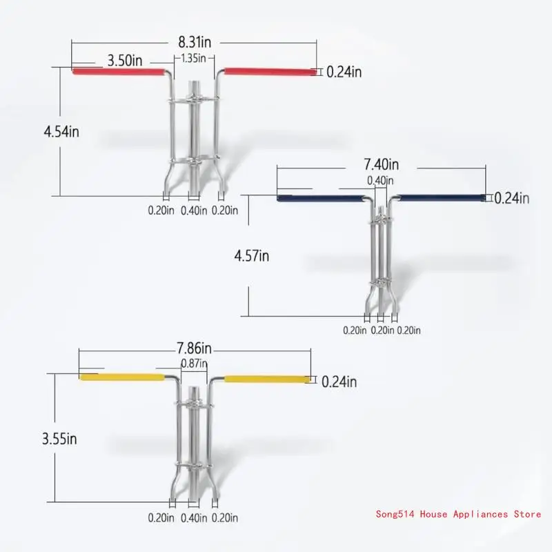Комплект из 3 предметов для установки уплотнений. ремонтных уплотнений поршня.