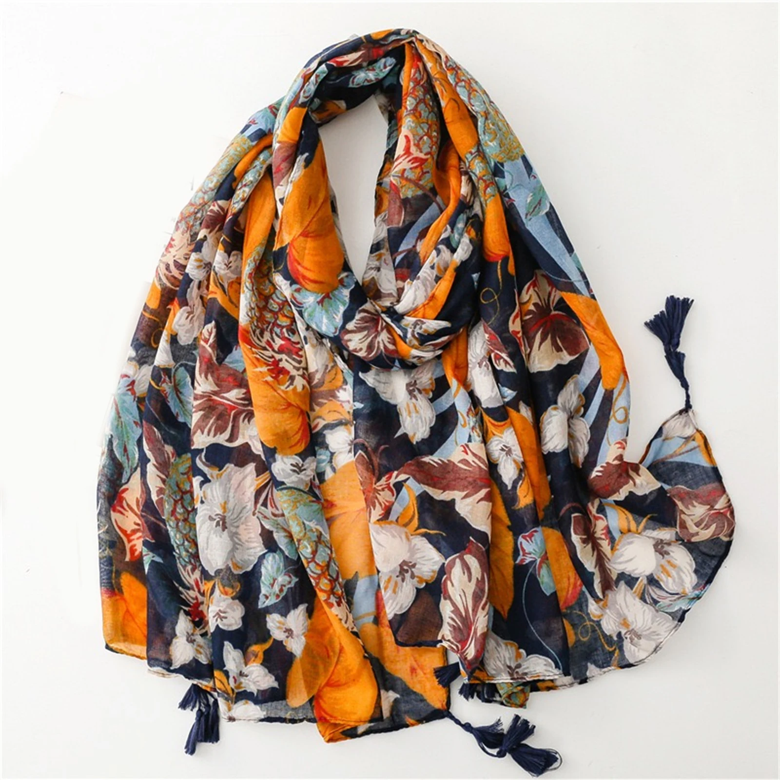 Новая бандана Four Seasons мусульманский платок 180*85 см модный теплый пляжный