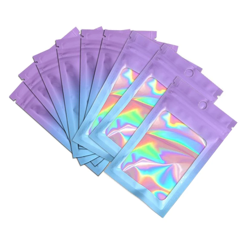 Голографические пакеты для подарков