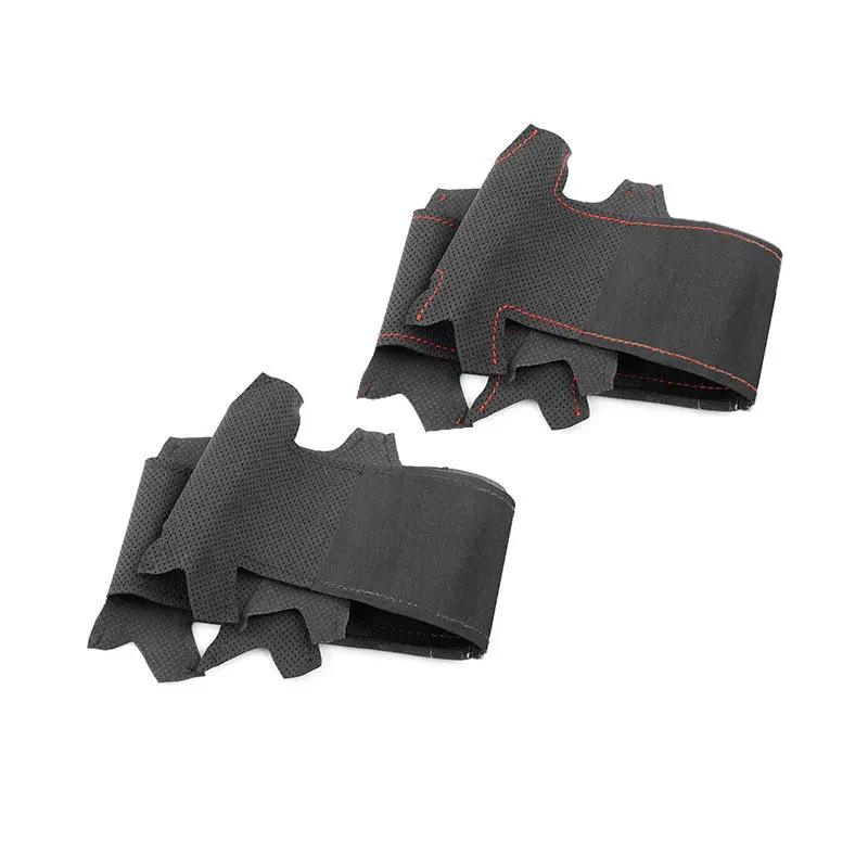 Ручные пледы Замшевый кожаный чехол на руль автомобиля для Audi (O Shape) A3 S3 8Y A4 B9 S4 A5 8W6