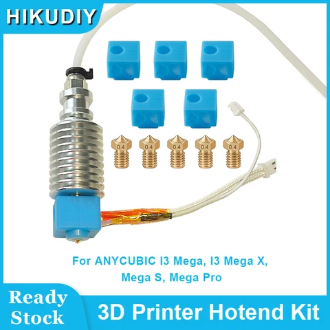 Экструдеры HIKUDIY Hotend Kit, детали для 3D-принтера, внешний вид для 3D-принтера ANYCUBIC I3 Mega, I3 Mega X, Mega S, Mega Pro