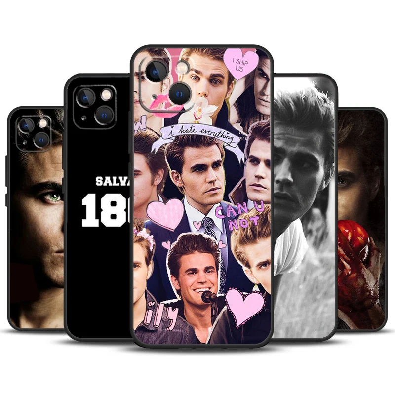 Чехол для телефона с дневниками вампира Стефан Сальваторе iPhone 11 12 13 14 16 15 Pro Max Mini 7 8