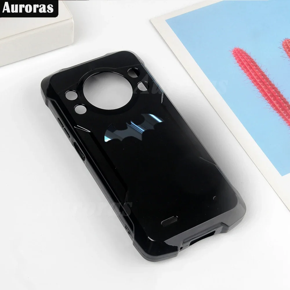 Чехол Skinlee для Cubot KingKong AX с металлическим логотипом матовый силиконовый