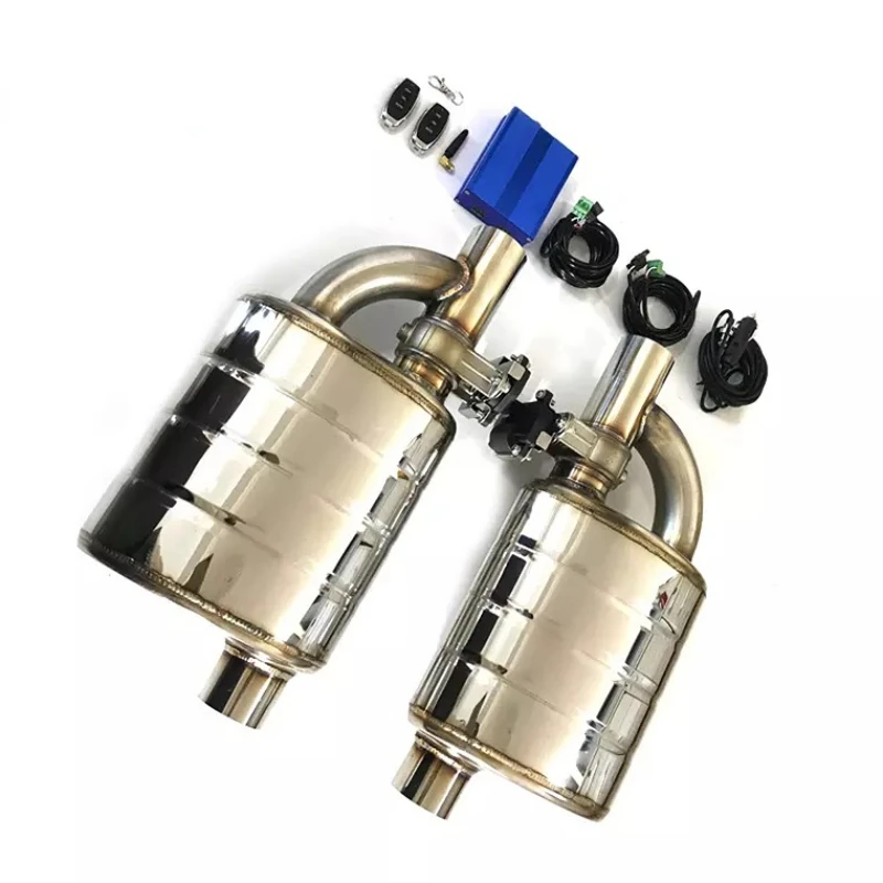 

High Performance Exhaust Valve Muffler with Electronic Remote Control
