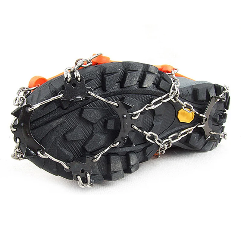

Claw Traction Ice Claw Non-slip Outdoor Boots Snow Walking Climbing Shoe Tire Jaw Cover Trims With Claws Boots Cover Crampons