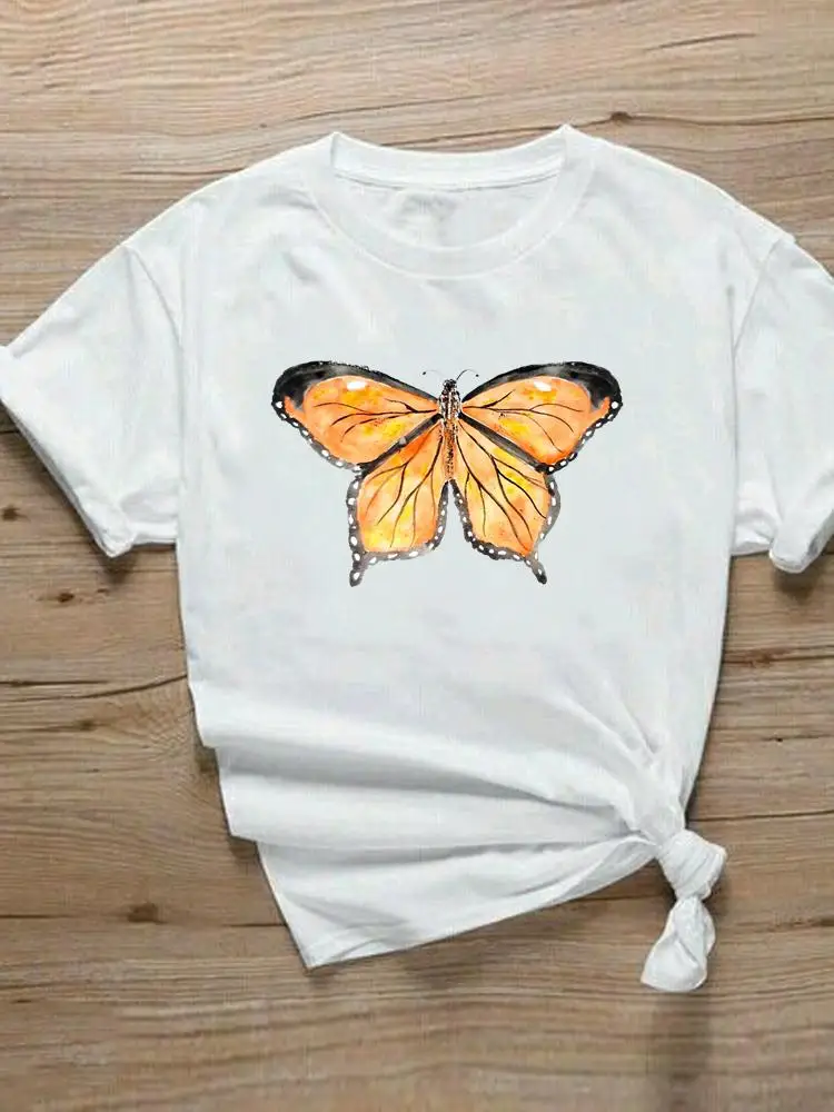 

Футболка женская летняя с принтом и коротким рукавом, в стиле 90-х