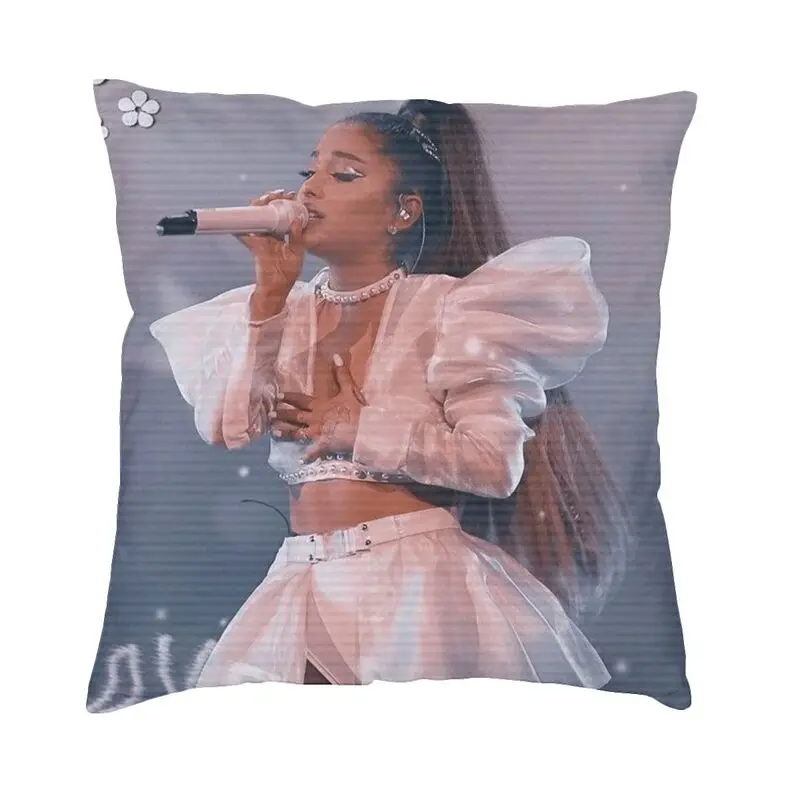 Крутая Ариана Гранде пение Подушка Чехол 40x40 см Декор для дома Современная -