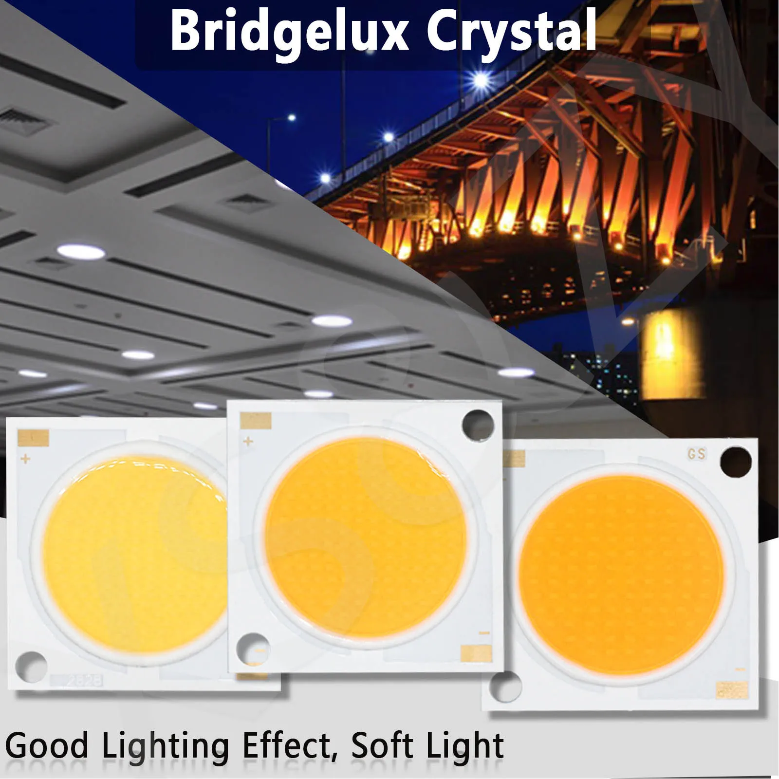 2828 яркий бриллиантовый чип Bridgelux Crystal 48 Вт 72 96 светодиодный RA90 используется для