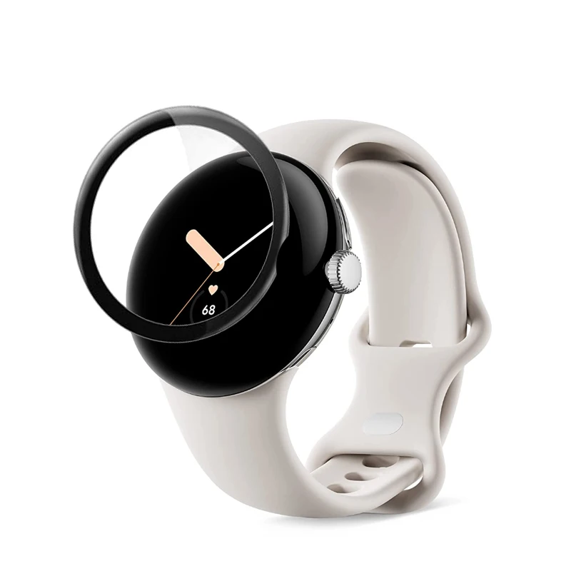 

Защитная 3d-пленка с закругленными краями для умных часов, полное покрытие для Google Pixel, защита экрана дисплея часов, умные аксессуары