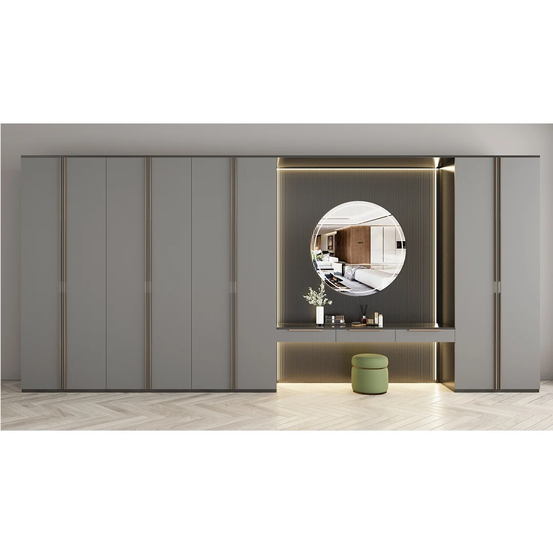 Изготовленные на заказ строительные Шкафы для спальни шкафы хранения гардероба