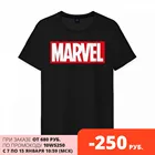Мужская футболка хлопок 100% Marvel, Мстители рисунки на футболках, супергерои Марвел индивидуальная и модная футболка