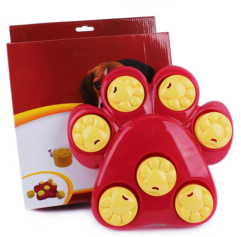 

Dog Interactive Games Puzzle Toys Dog Food Puppy Fun IQ Educational Treat Box Slow Feed Bowl Nontoxic Food Plate Dish