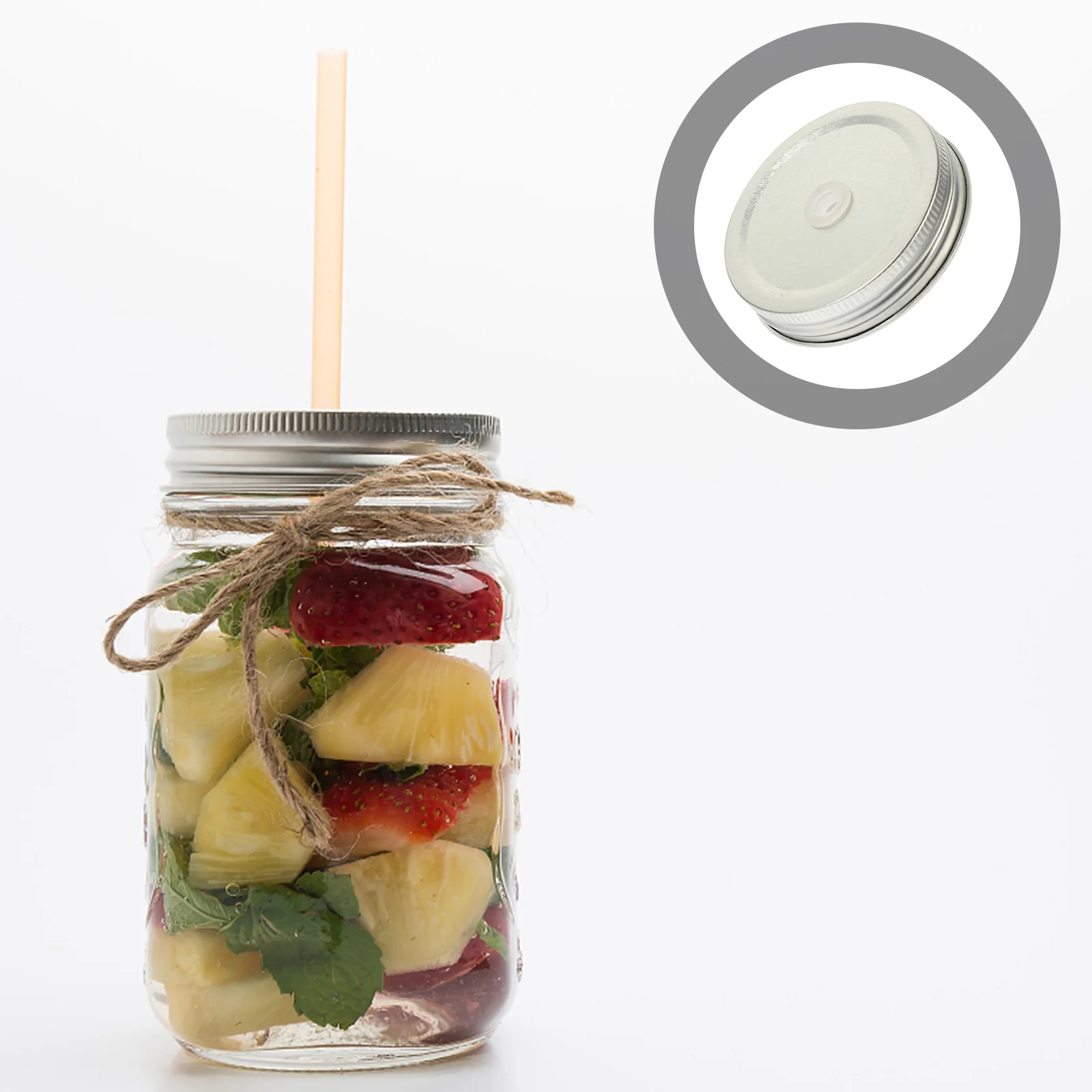 12 шт. крышки для чашек Mason банок многоразовые безопасные консервирования