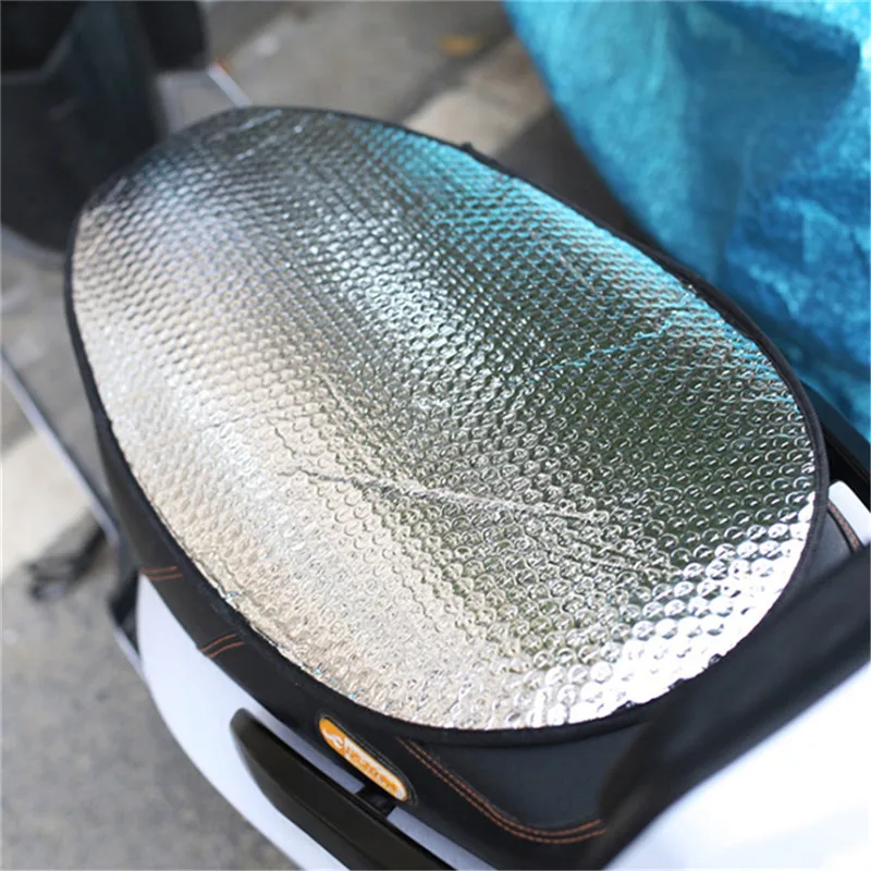 

Universal Waterproof Motorcycle Sunscreen Seat Cover Cap Prevent Bask In Seat Scooter Sun Pad Heat Insulation Cushion Protect