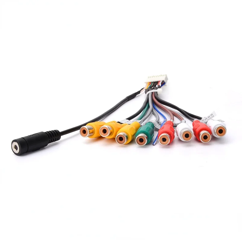

RYWER for Auto Radio Stereo RCA Cavo di Uscita Aux-in Cavo Adattatore