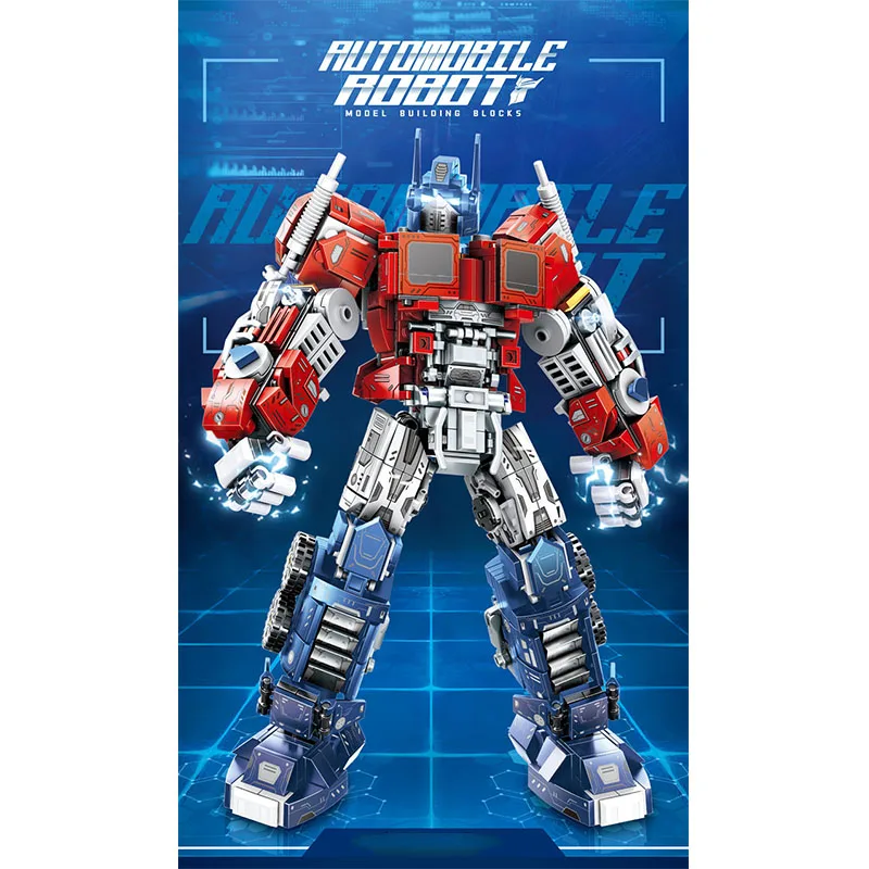 HeroCross трансформеры строительные блоки Optimus Prime Bumblebee пазлы игрушки для детей