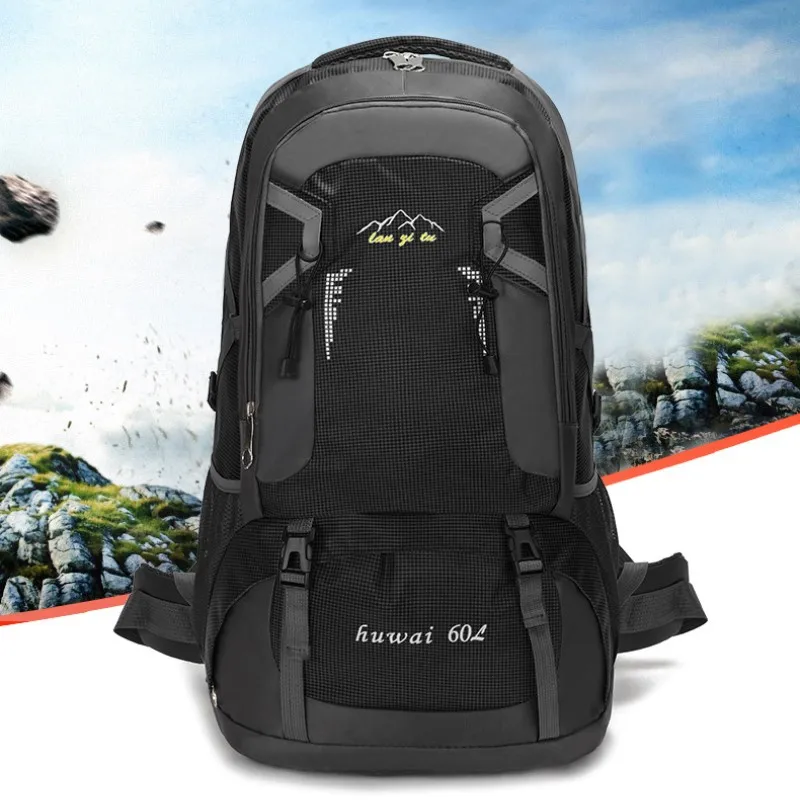 Outdoor Waterproof Travel Backpack Men Women High-capacity Riding Camping Mountain Climbing Tourism Backpacks Outdoor Bags 60L