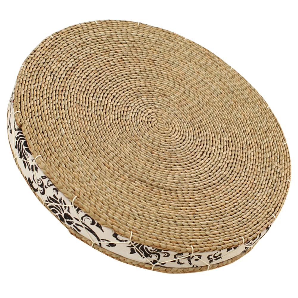 

Meditate Tatami Yoga Decor Mat Woven Floor Weave Cushion Home Grass Decorative Meditation Seating