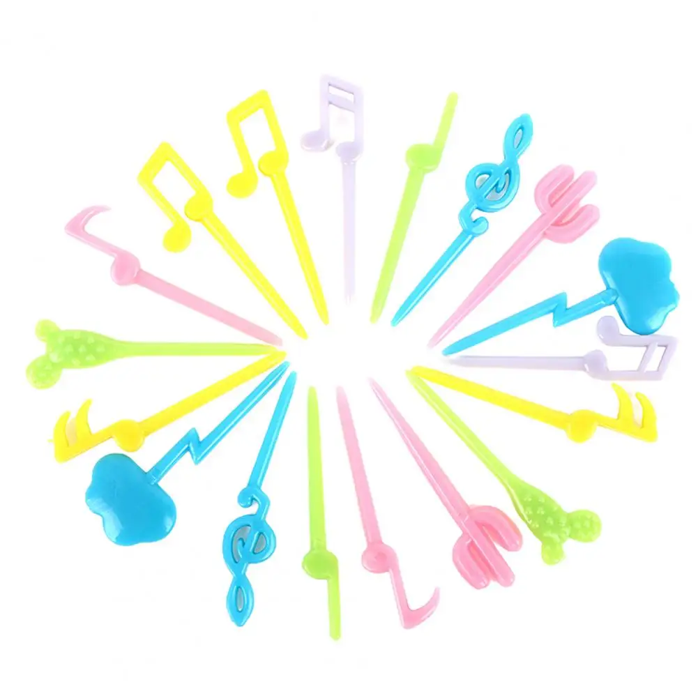 18 шт. Забавные милые Мультяшные вилки для фруктов |