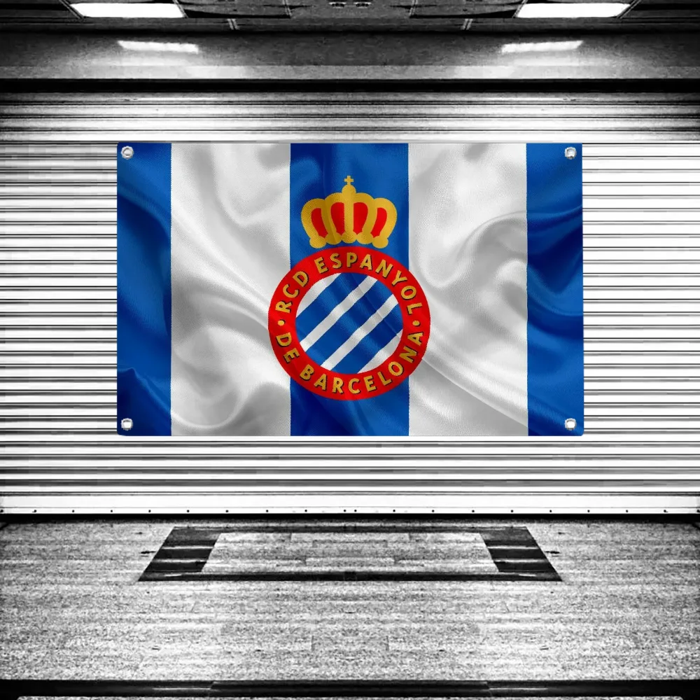 RCD Espanyol Клубный флаг Прапор гордости для повесить флаги комнат Баннерные спален