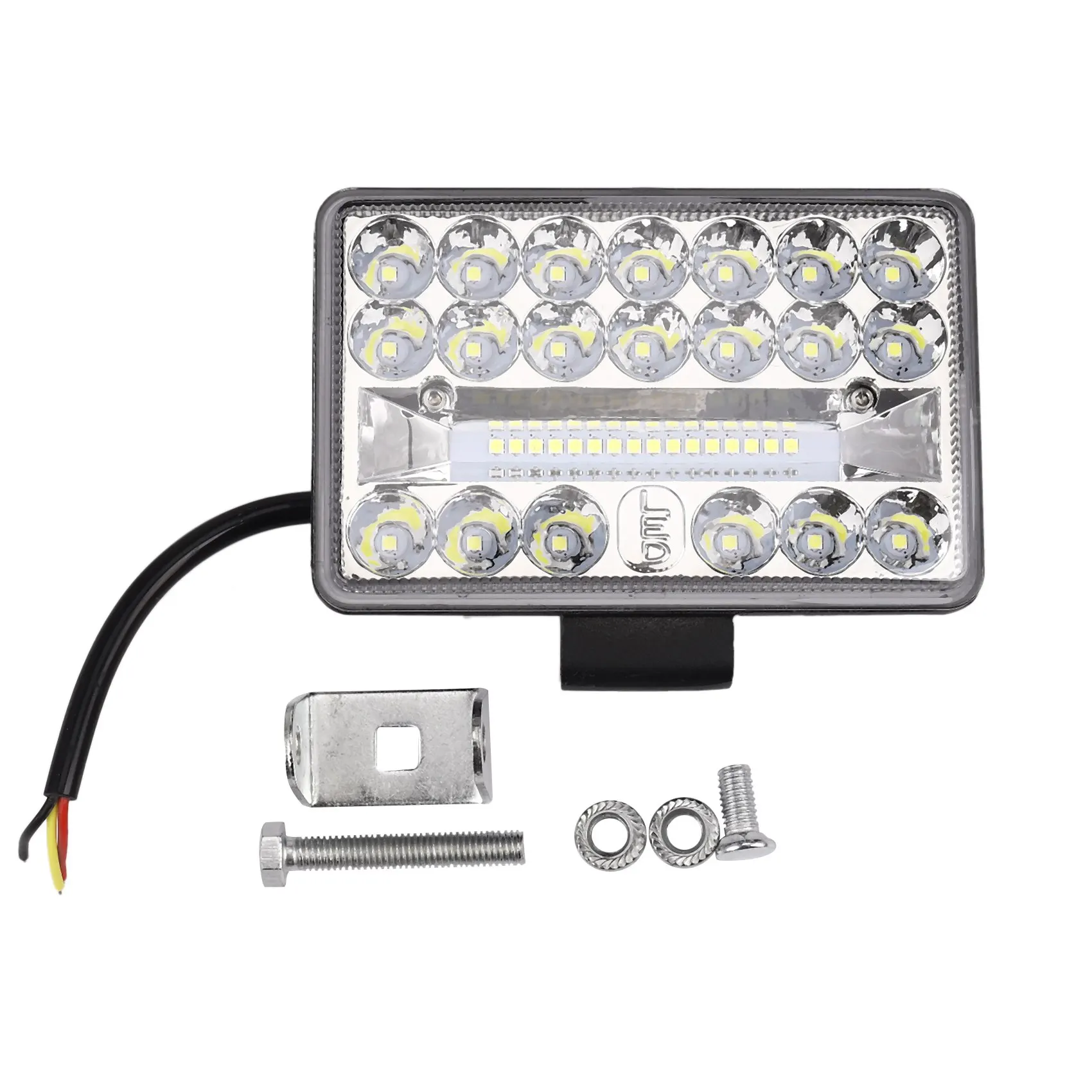 

4-дюймовый автомобильный светодиодный рабочий светильник 108W 36LED Bar Square 12V 24V Offroad для грузовика внедорожника ATV