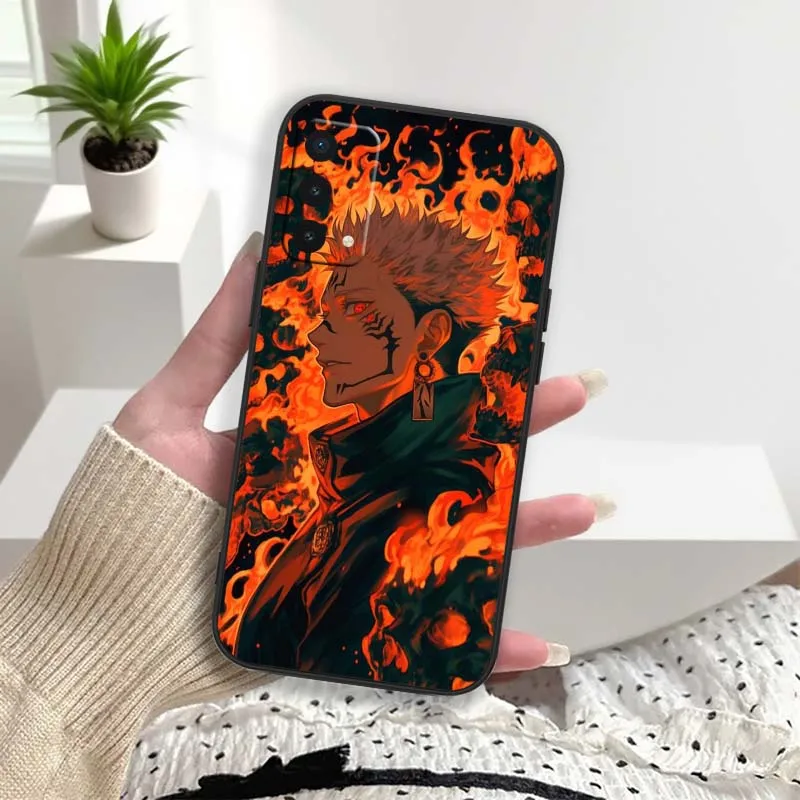 Фото Чехол для телефона с изображением аниме Jujutsu Kaisen для OnePlus 15, 15R, 15T, 13T, 13S, 13R, 12, 13, 11R, 11, 10, 10T, 10R, 9R, 9, Ace, 6, 5, 3v, 3 Pro №2