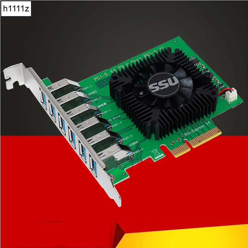 PCIE от 1 до 6 PCI Express множитель X4 20G Райзер-карта адаптер PCI-E слот 4X 16X USB3.0