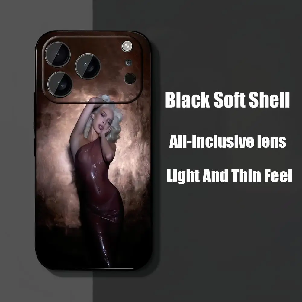 Фото Чехол для телефона B-Bad для iPhone 17 Air, 16 Joia, 16e Plus, Pro MAX, 15 G-Gyal, 14, 13, 12, 11, Xr, 7, 8, 6, Se, XSmax, La Soft, черный №5