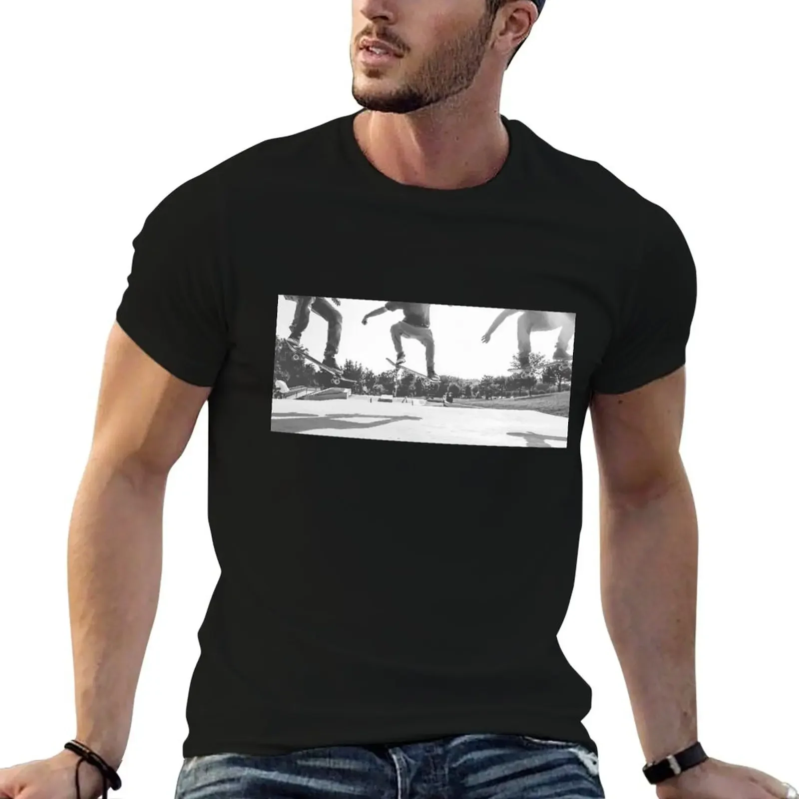 Футболка Skate Bro's Culture Skaters Sk8 Kick Push Skateboarding аниме вещи мужские футболки