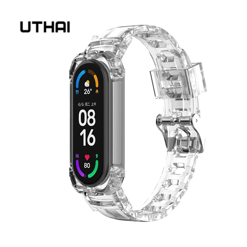 

S52 умный ремешок для часов для женщин и мужчин ремешок Mi band 6 подходит для браслета Xiaomi 3/4/5/6 силиконовые браслеты для часов Бесплатная достав...