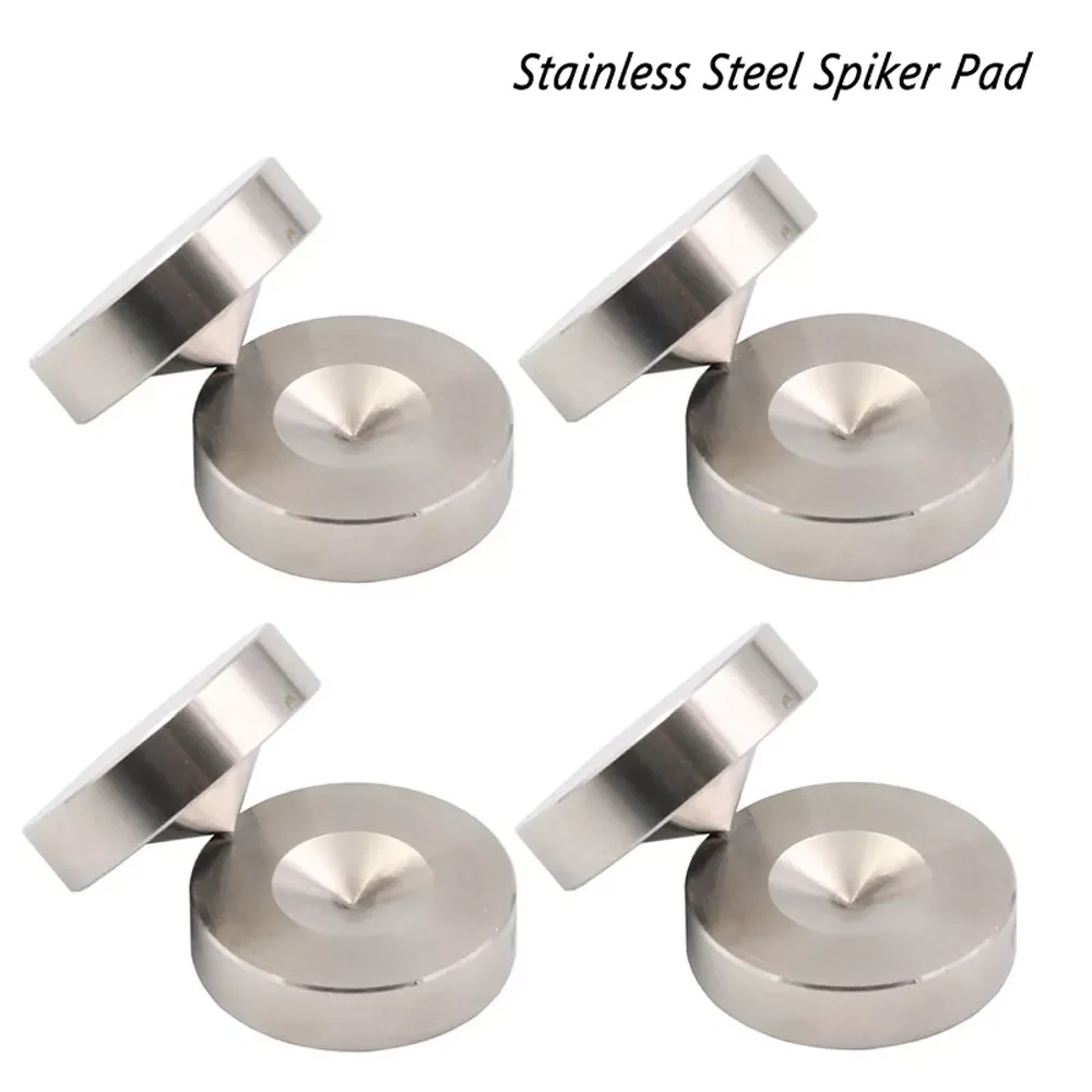 

4sets High Quality 23.5mm 304# Stainless Steel HiFi audio Speaker Isolation Stand Feet Pads Base