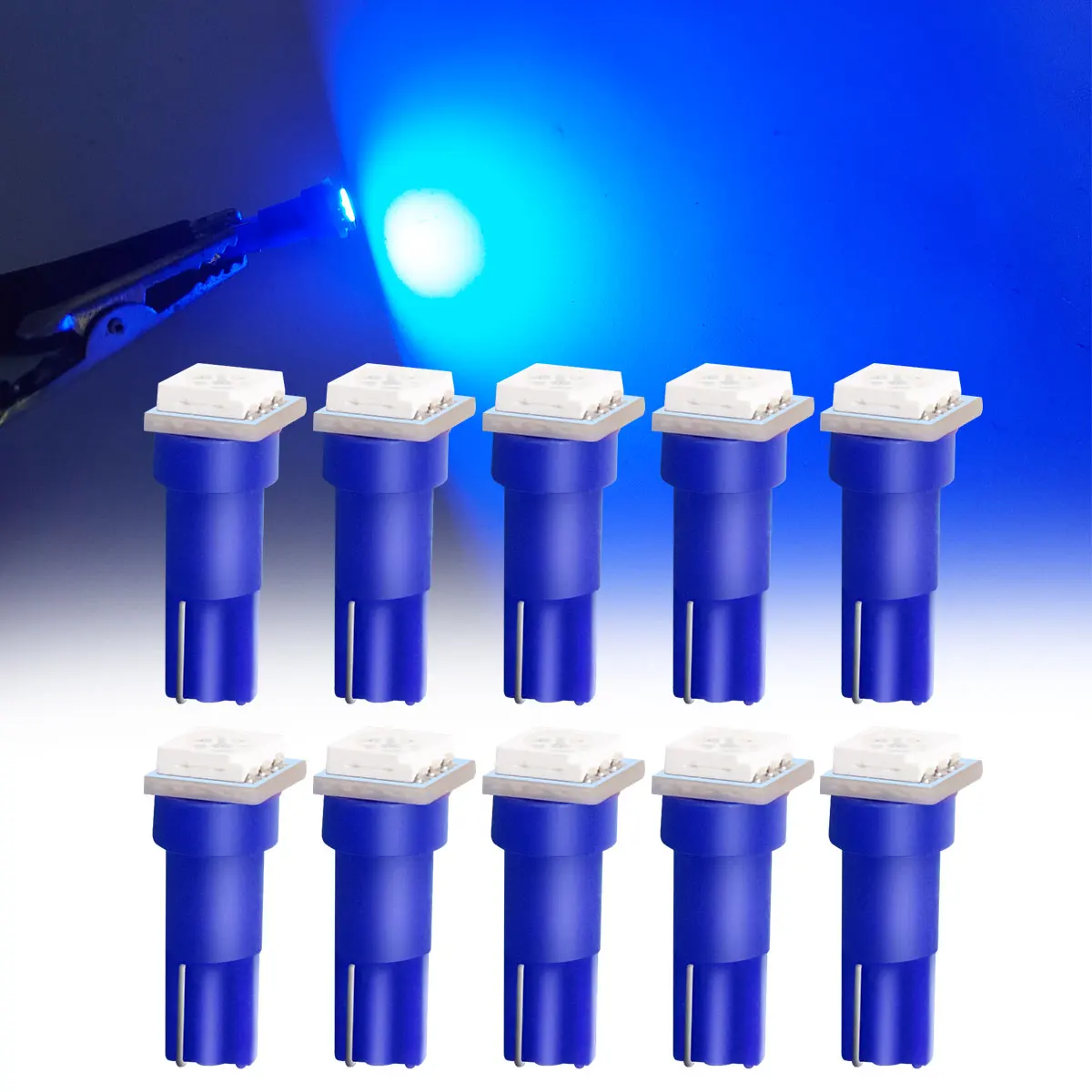 

Светодиодные Сигнальные Лампы 5050 T5 W1.2W W2.3W Для Грузовиков/фургонов, 10/20/50/100/200 Шт., С Длительным Сроком Службы