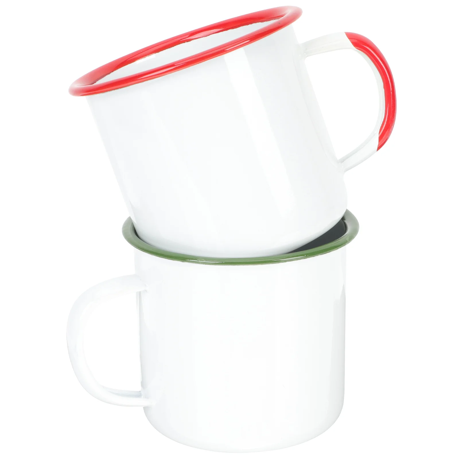

Mugs Enamel Mug Cups Drinking Coffee Tea Cup Camping Metal Water Large Extra Smalltin Picnicshandheld Mini Decorative Campfire