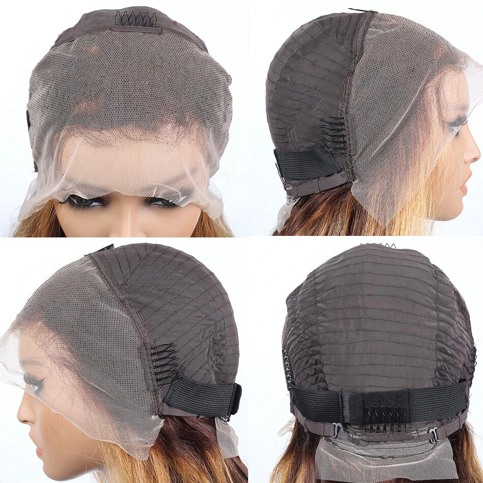 Парик из натуральных волос парик коротких прямых