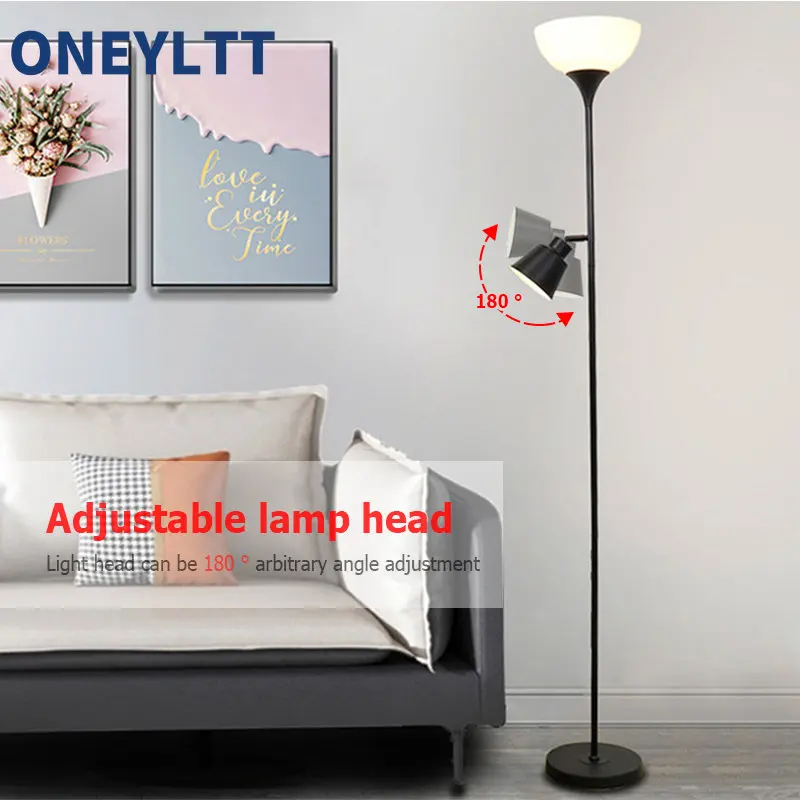 

Modern LED Floor Lights Office Living Room American Floor Lamp Study Bedside Lamp Bedroom Table Lamp Indoor Decoration Lighting