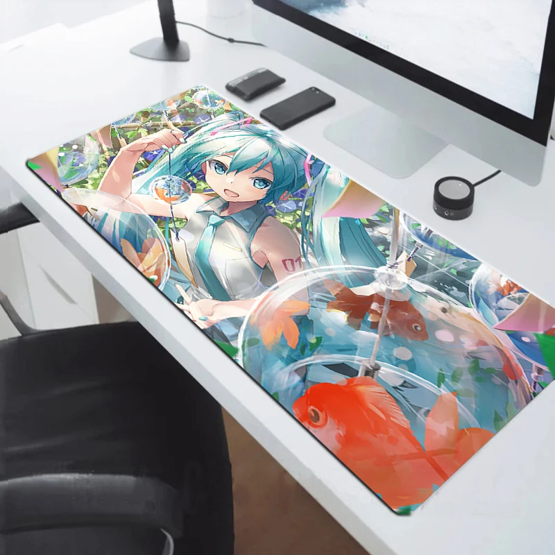 

M-mikus Xxl Mouse Pads Gaming Pc Accessories Deskmat Gamer Keyboard Pad Mausepad Rubber Mat Mousepad Mats Cabinet Mause Laptops