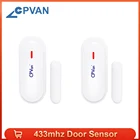 CPVan, датчик для оконных дверей, датчик безопасности, датчик, детектор, 433 МГц, датчик двери, домашняя охранная дверная сигнализация, охранная сигнализация охранная сигнализация