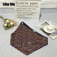 liba sin women one shoulder multi color sequins cropped top summer sexy asymetrical retro beach chic tops
