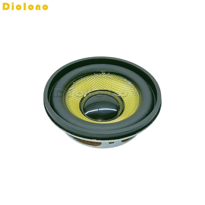 4Ohms 5W 52mm Round 16 Core Dual Neodymium Magnetic Speaker 2inch Yellow Glassfiber Cone Loudspeaker DIY Audio Accessories images - 6