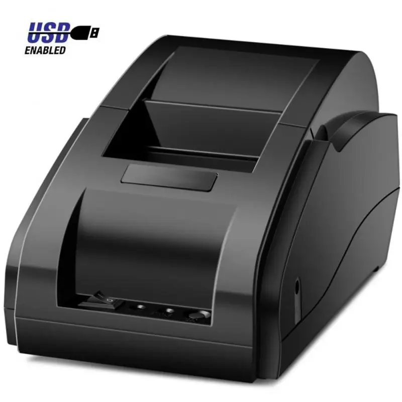 

Thermal Printers USB Mini Portable Computer 58mm Receipt Printer Ticket Bill Printing Papers Roll Wired Printer For ESC / POS