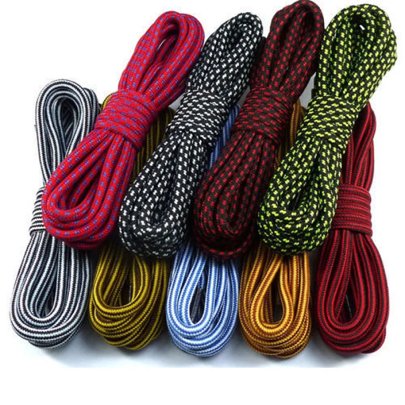 

Men and Women Couple Buy Two Pairs Get a Pair of Polyester Color Matching Shoelaces round Diameter Thick0.5cmHiking Shoes with S