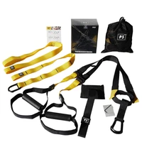 hanging training strap home fitness gym equipment exercise suspension training belt sling body trainer resistance bands set