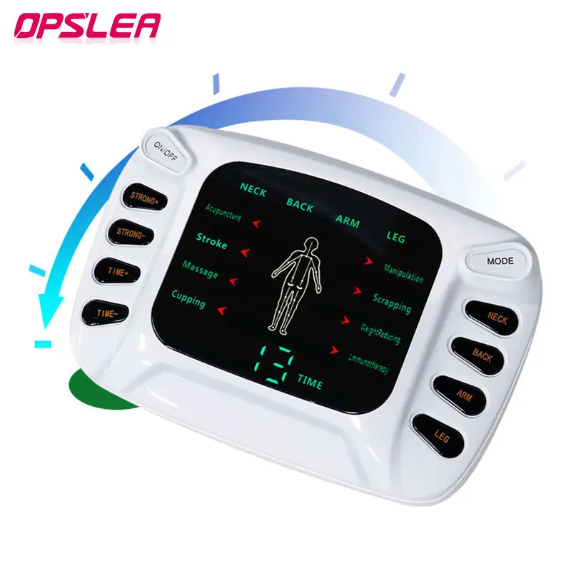 

Tens Machine Electronic Pulse Massager EMS Muscle Stimulator Physiotherapy Apparatus Massage Body Acupuncture Relax 4 Pads